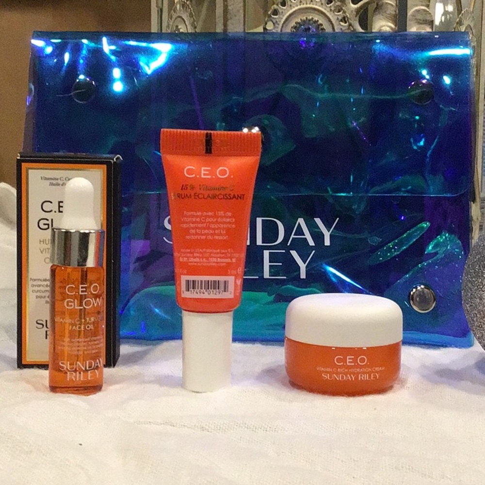✨Sunday Riley ✨🍊CEO Mini bundle set!